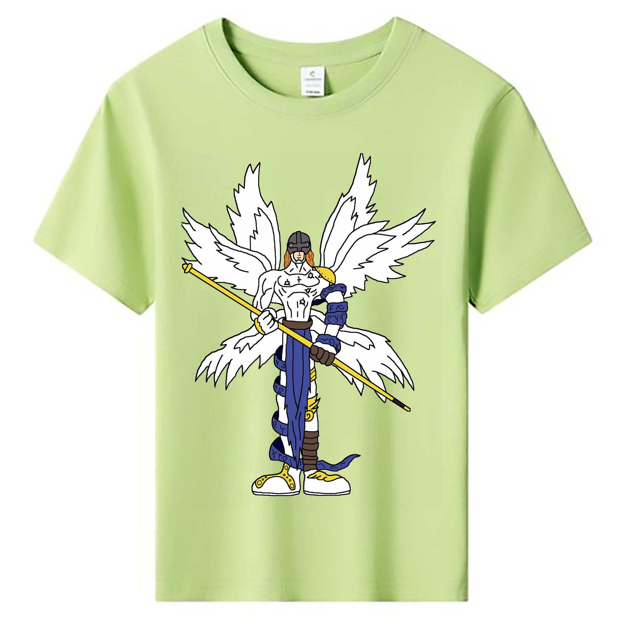 （画像用） Digimon デジタルモンスター/デジモン 綿100％キッズTシャツ（フロントプリント）